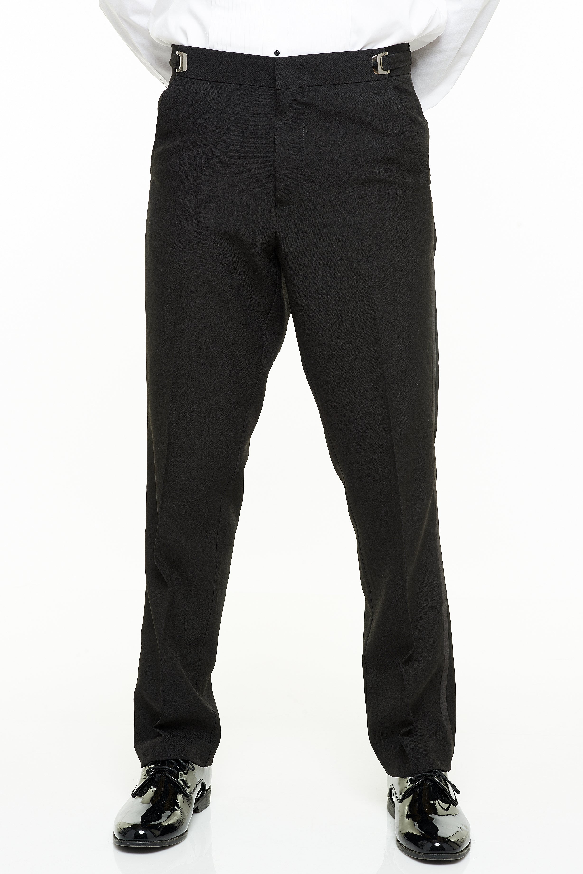 5110P-Y - Polyester Adjustable Tuxedo Trousers-Youth