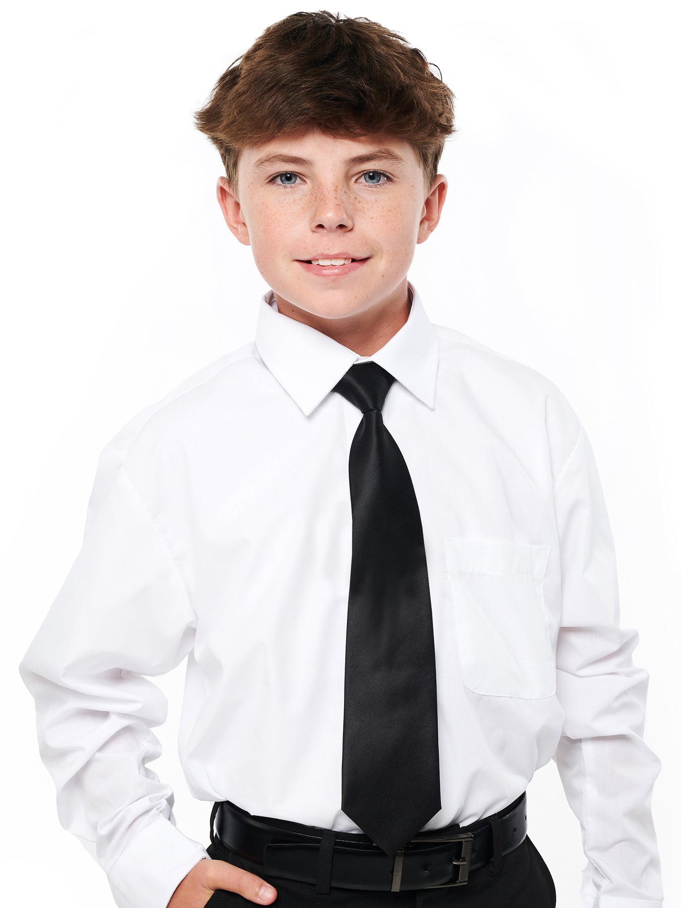 7650WJ - Junior Deluxe Satin Pre-Knotted Tie
