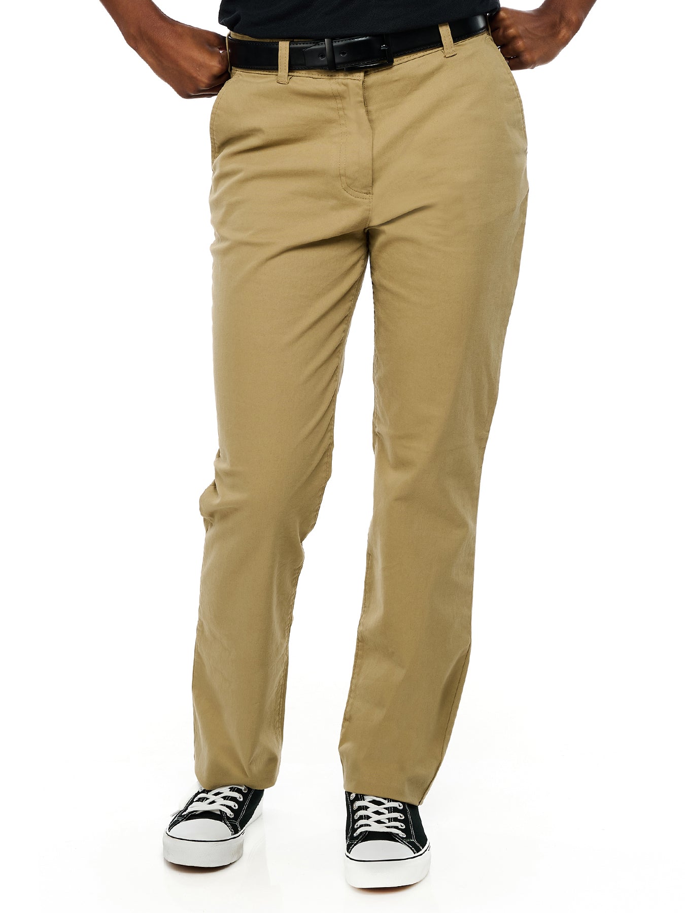 Style #8558P - Khaki Performance Stretch Pant - Female Fit