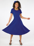 COURTNEY (Style #405) - Scoop Neck Short Sleeve Show Choir Dress