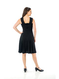 VIVIAN (Style #411) - Sweetheart Neck Shirred Strap Show Choir Dress