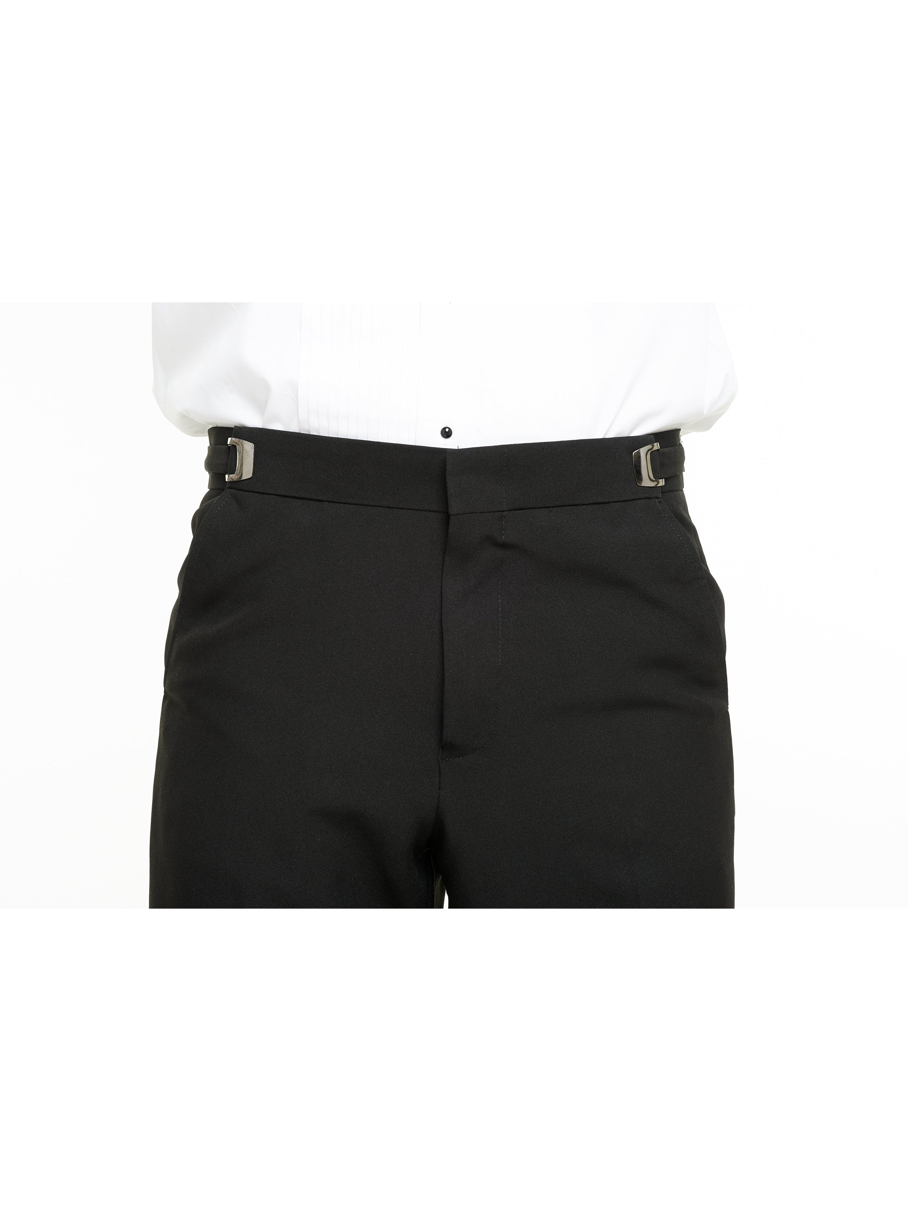 5110P-Y - Polyester Adjustable Tuxedo Trousers-Youth
