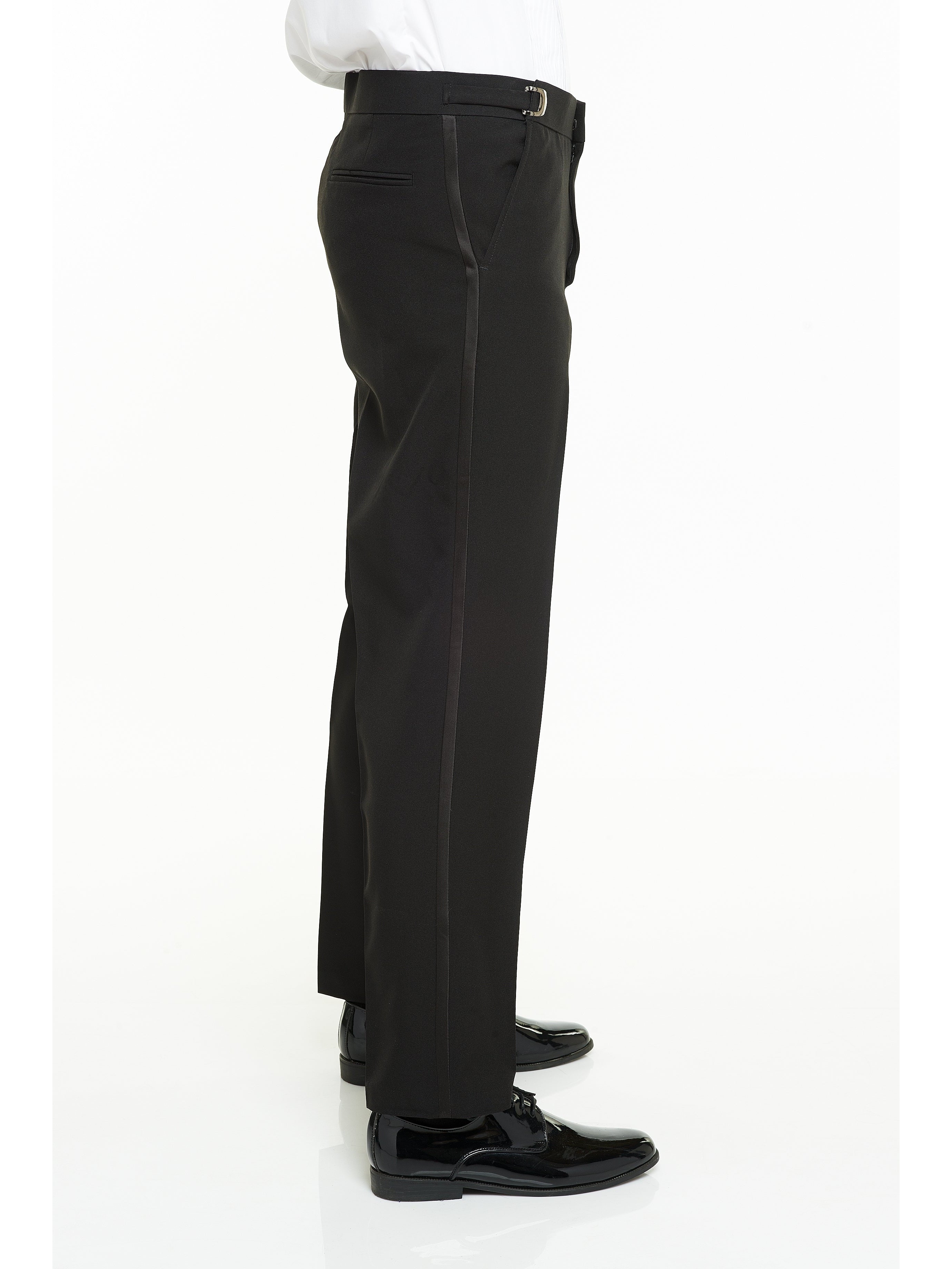5110P-Y - Polyester Adjustable Tuxedo Trousers-Youth