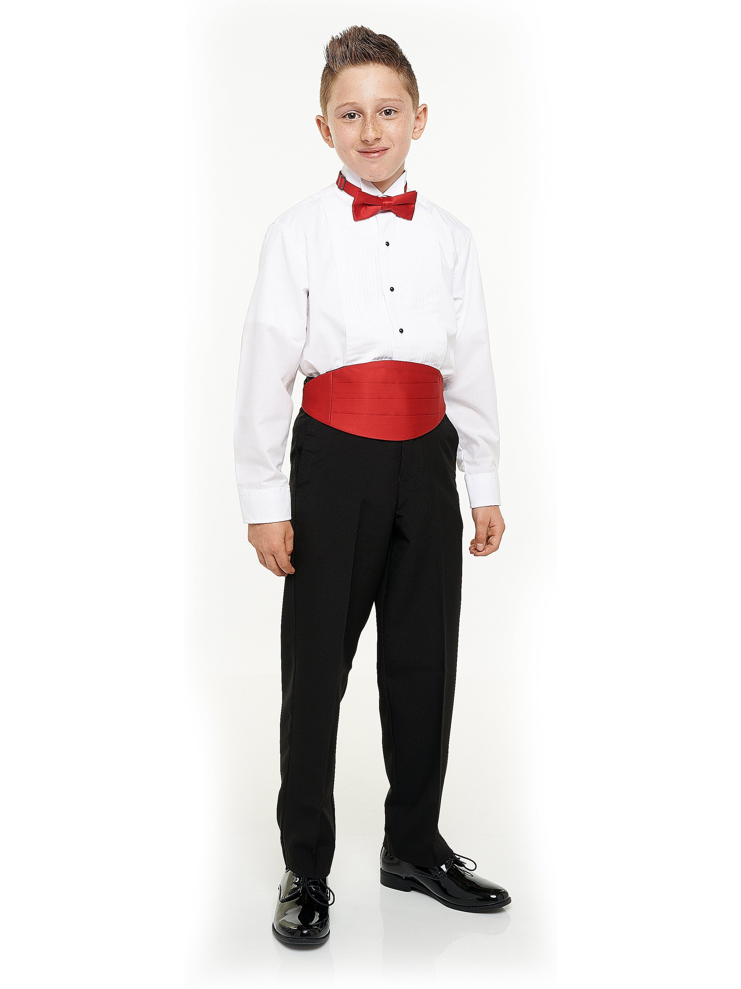 5110P-Y - Polyester Adjustable Tuxedo Trousers-Youth