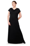 PIPPA (Style #113) - Cowl Neck, Cap Sleeve Dress