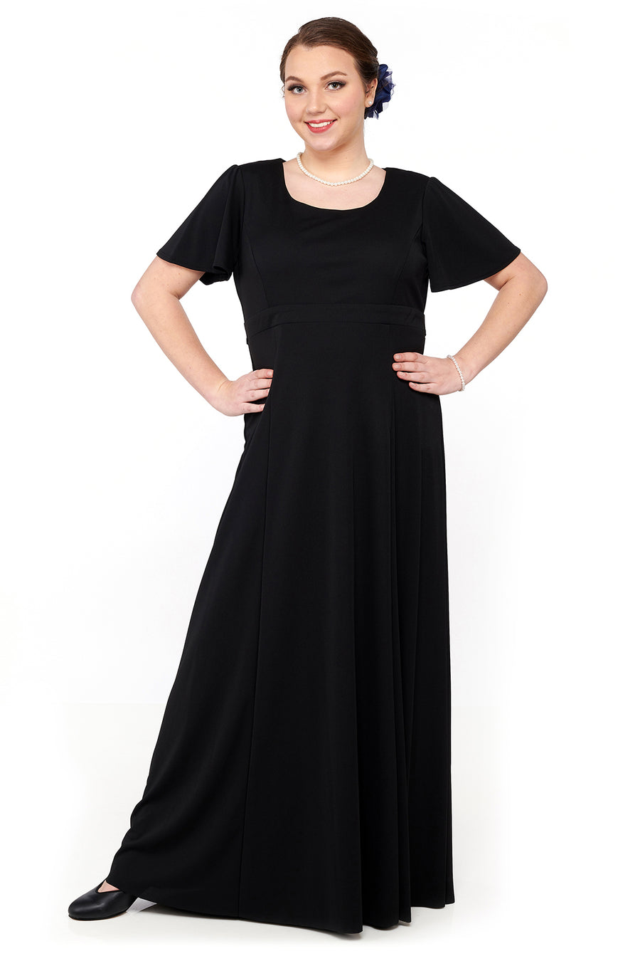 Black Concert Dresses Long 2024 Black Dress For Choir Black Concert Dresses Long 2024 Black Dress For Choir