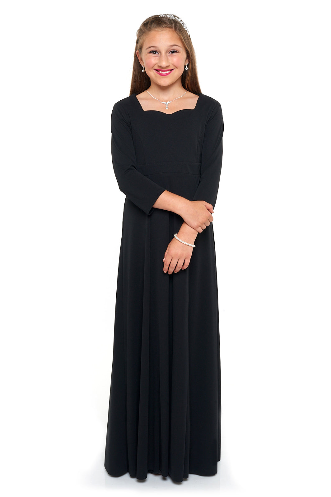 Taylor 3/4 Sleeve Concert Dress-Youth | Concert Dresses | Cousin's Concert Attire Taylor 3/4 Sleeve Concert Dress-Youth | Concert Dresses | Cousin's Concert Attire