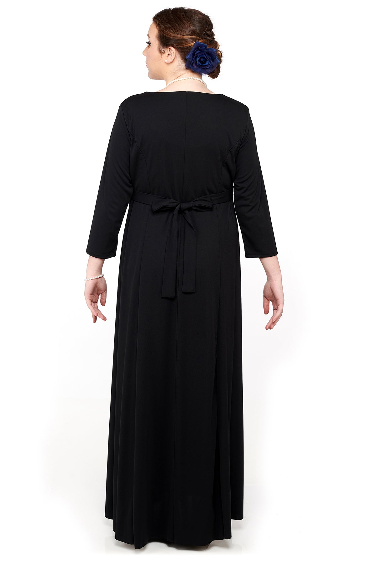 NATALIE (Style #125) - Scoop Neckline 3/4 Sleeve Dress