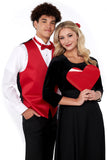 DEVYN (Style #2504) - Scoop Neck, 3/4 Sleeve, Velvet bodice Gown