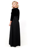 NEW! DEVYN (Style #2504) - Scoop Neck, 3/4 Sleeve, Velvet bodice Gown