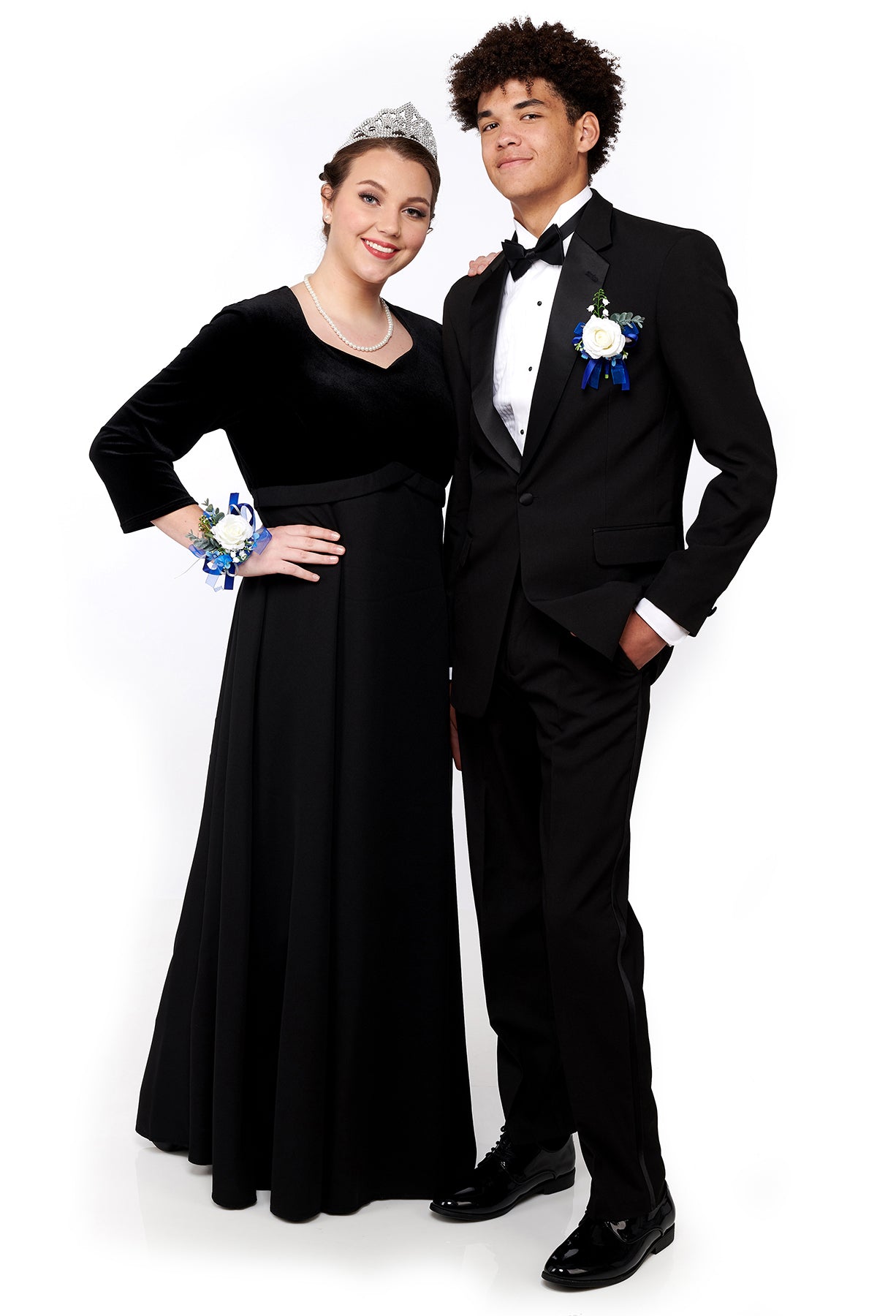 Alexandra Stretch Velvet Floor Length Concert Dress