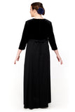 ALEXANDRA (Style #2508) - Velvet Heart Neck, 3/4 Sleeve Dress