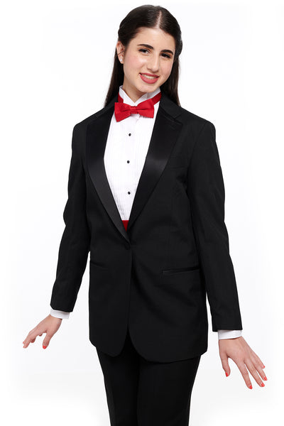 5220C - Ladies Tuxedo Coat