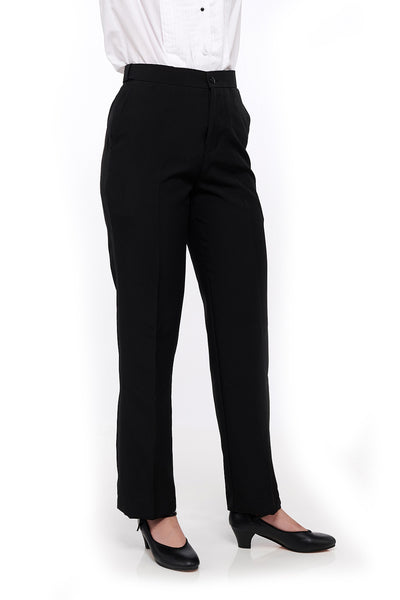 Premium Black wool high waisted pleated Dress Pants | Sumissura