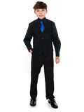RILEY (Style #6710-Y) - Black Shirt, Vest, Tie Package with Pant - Youth