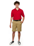 Style #2462 - Khaki Performance Stretch Shorts - Male Fit