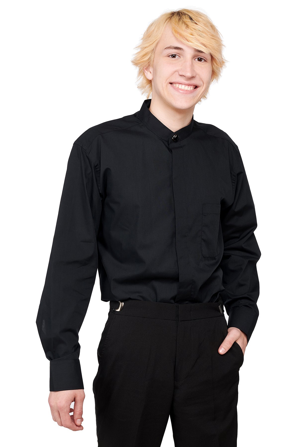 Mandarin Collar Shirts | Shirts | Cousin's Concert Attire Mandarin Collar Shirts | Shirts | Cousin's Concert Attire