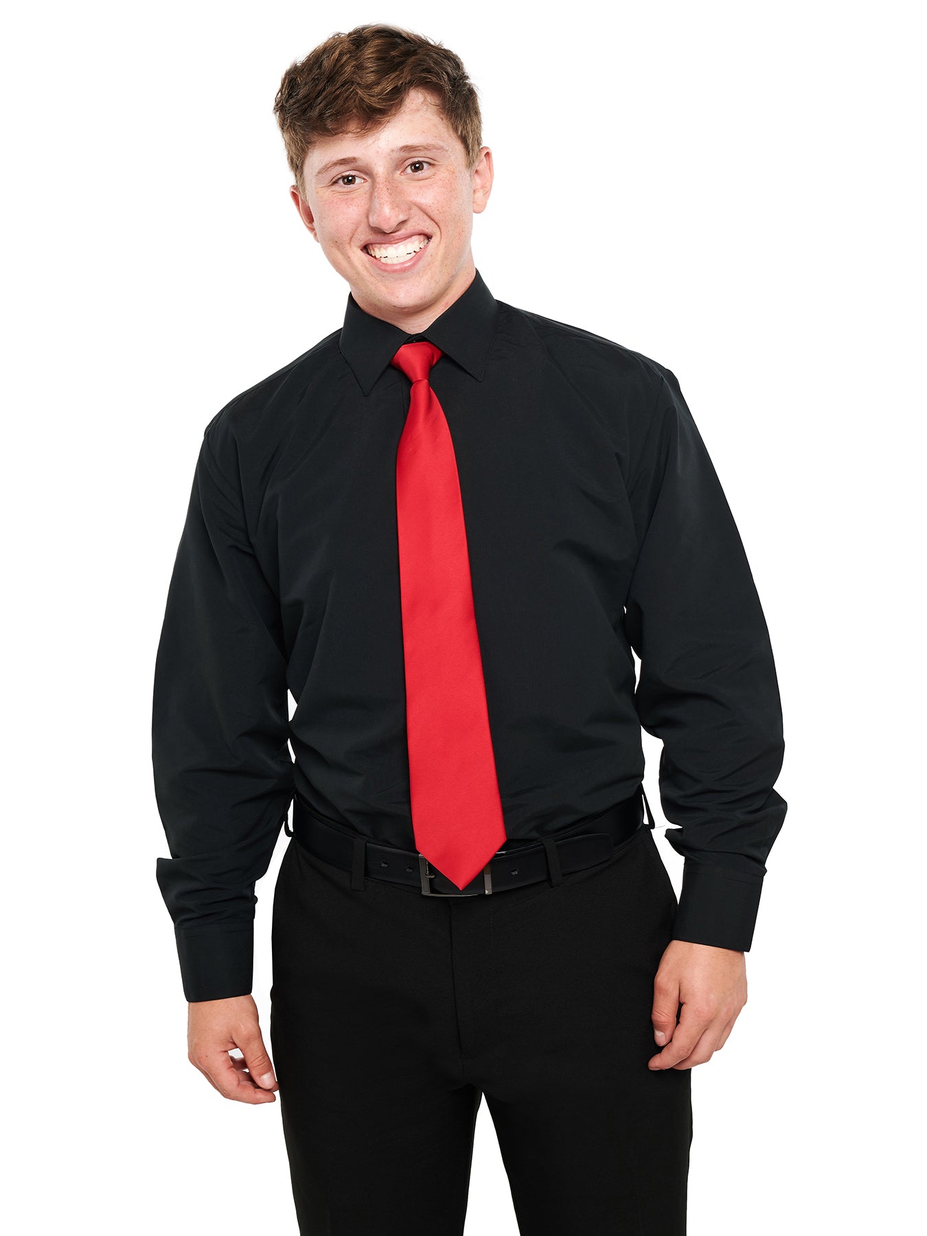 red and black dress shirt for men Dark Red Paisley Dress Shirt M