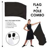 FLP01 - STARTER FLAG AND POLE SET - 13 COLORS!