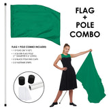 FLP01 - STARTER FLAG AND POLE SET - 13 COLORS!