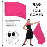 FLP01 - STARTER FLAG AND POLE SET - 13 COLORS!