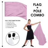 FLP01 - STARTER FLAG AND POLE SET - 13 COLORS!