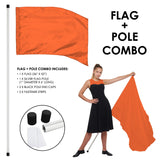 FLP01 - STARTER FLAG AND POLE SET - 13 COLORS!
