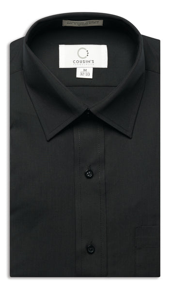 best men's black dress shirt with button down collar 781 Jcpenney Shop Jcpenney Navy PromotionName: Clearance Size:47.5 Way Stretch fabric