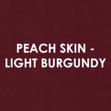 Peach Skin - LIGHT BURGUNDY
