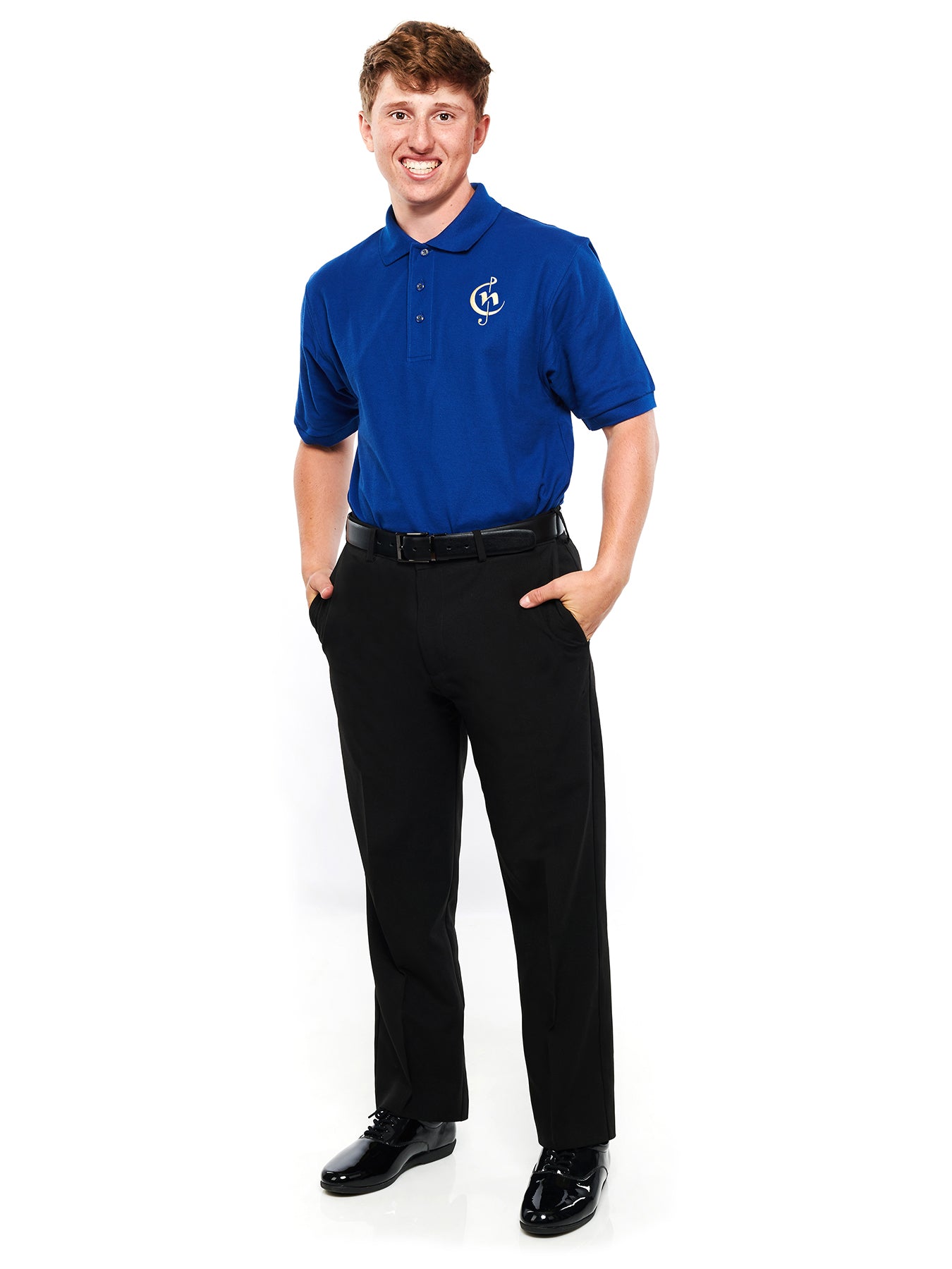 PARKER (Style #6714) Polo and Pant Package - Male Fit Cousin's Concert Attire PARKER (Style #6714) Polo and Pant Package - Male Fit Cousin's Concert Attire