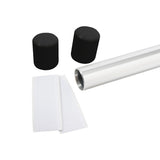 FP01PK - Value Pack of 10 Silver Color Guard Flag Pole