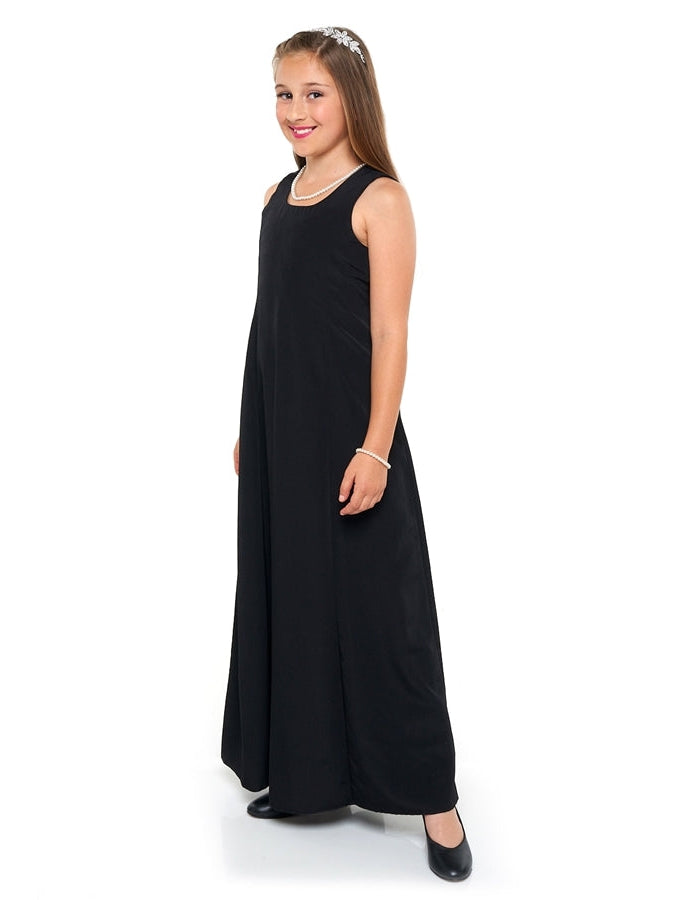 PEYTON (Style #100Y) - Scoop Neck Sleeveless Dress - Youth