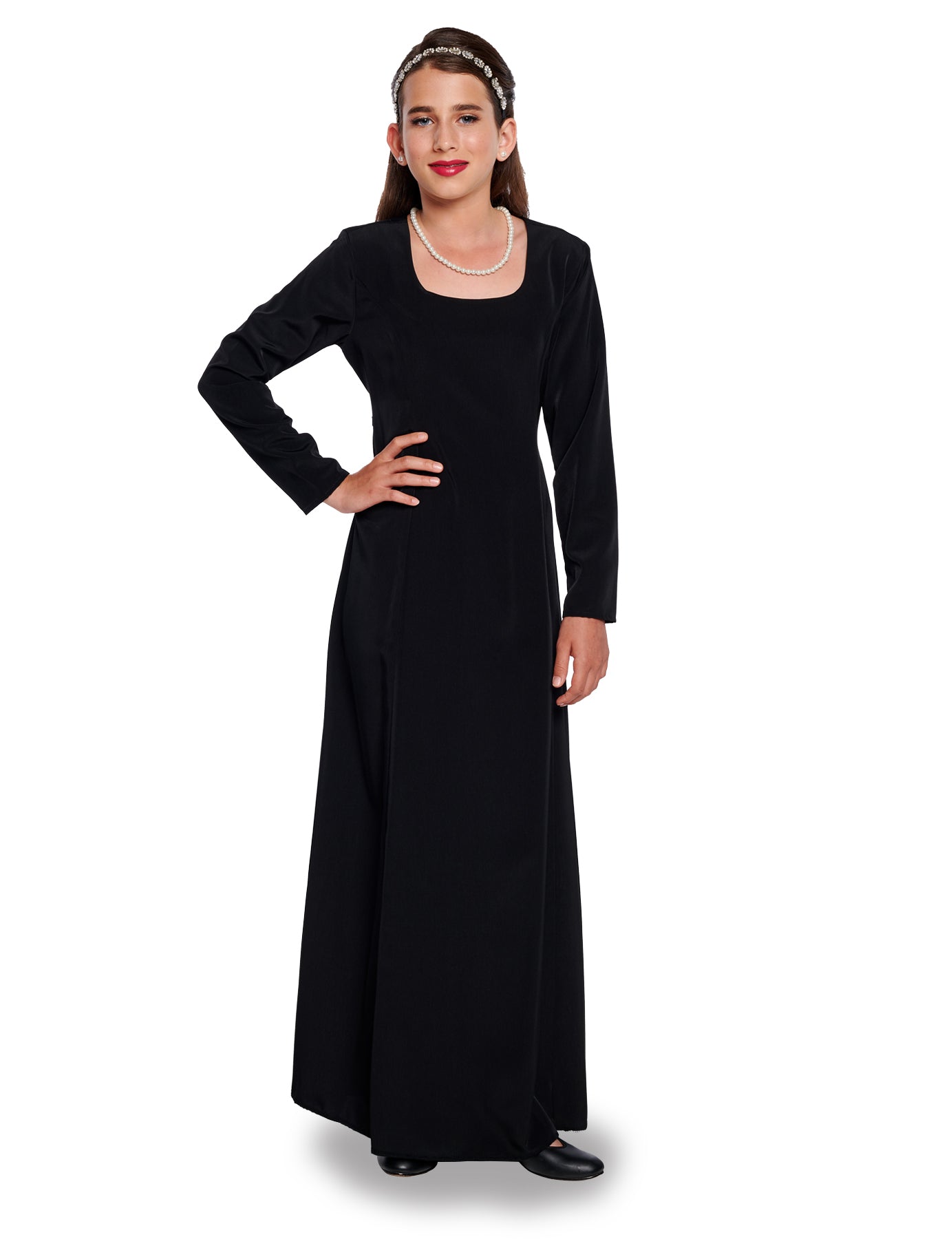 LILLIAN (Style #101Y) - Scoop Neck Long Sleeve Dress - Youth LILLIAN (Style #101Y) - Scoop Neck Long Sleeve Dress - Youth