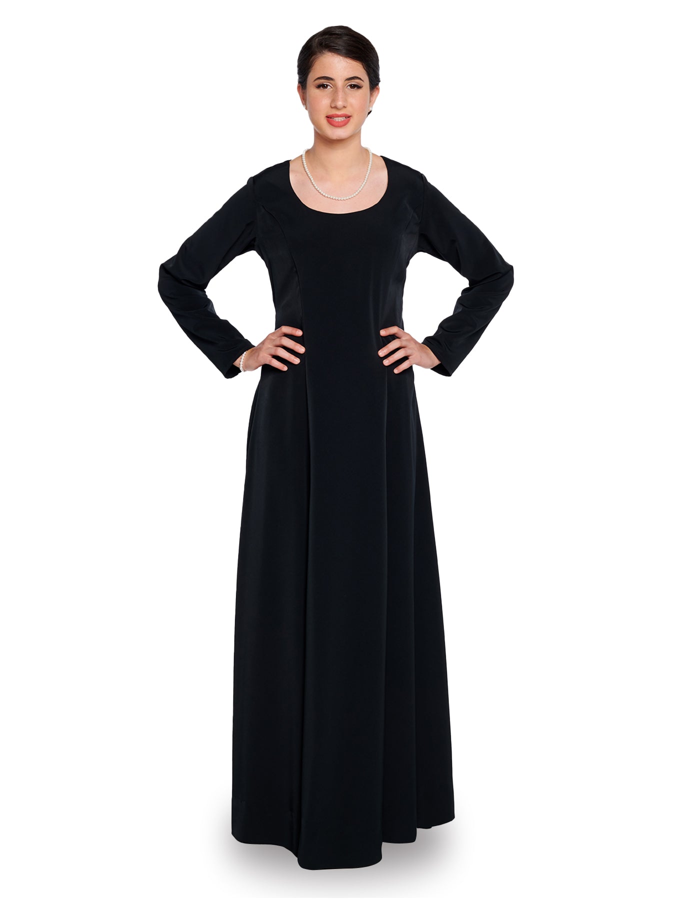 LILLIAN (Style #101) - Scoop Neck Long Sleeve Dress LILLIAN (Style #101) - Scoop Neck Long Sleeve Dress