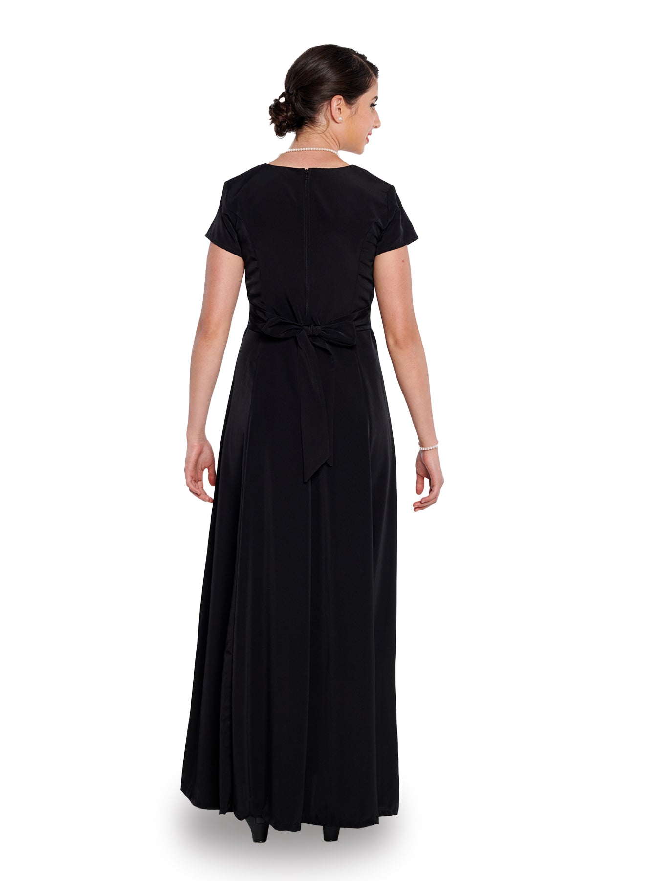 sweetheart neckline short sleeve dress DENISE (Style #103)