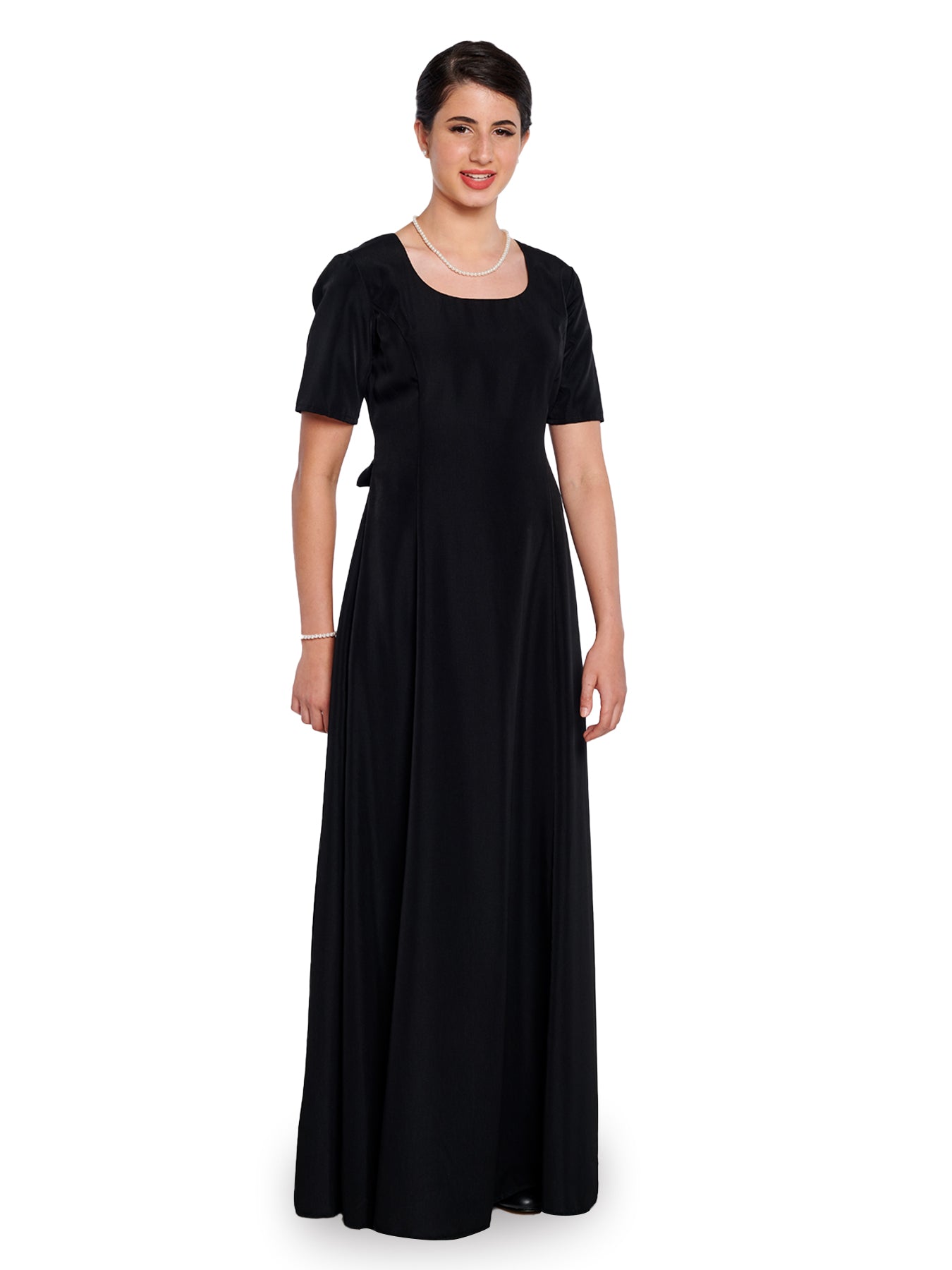 Black choir dress long hotsell