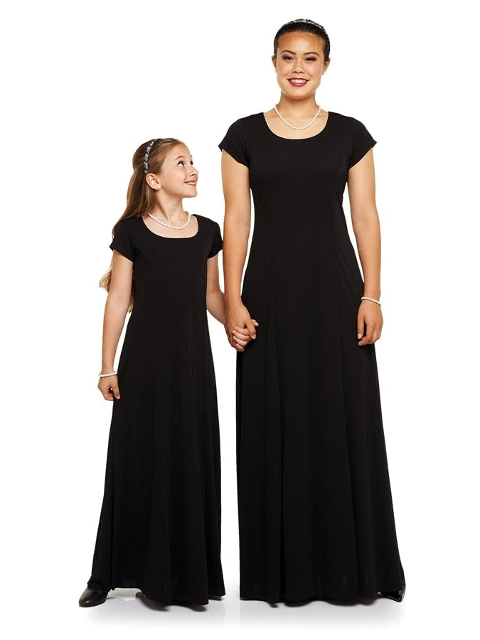 ABIGAIL (Style #114) - Scoop Neckline, Short Sleeve Dress
