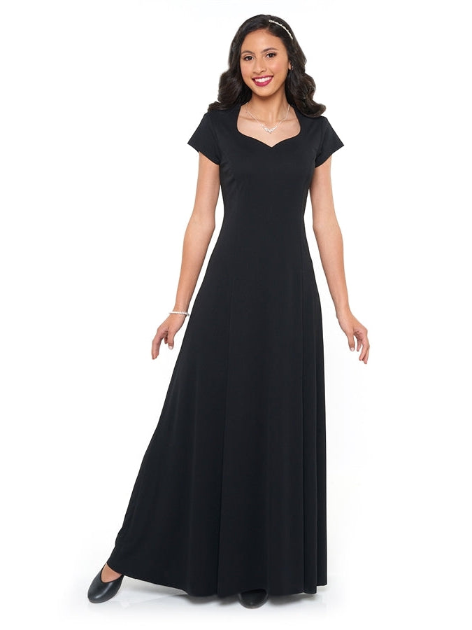 MELISSA (Style #118) - Heart Shaped Neck, Cap Sleeve Dress MELISSA (Style #118) - Heart Shaped Neck, Cap Sleeve Dress