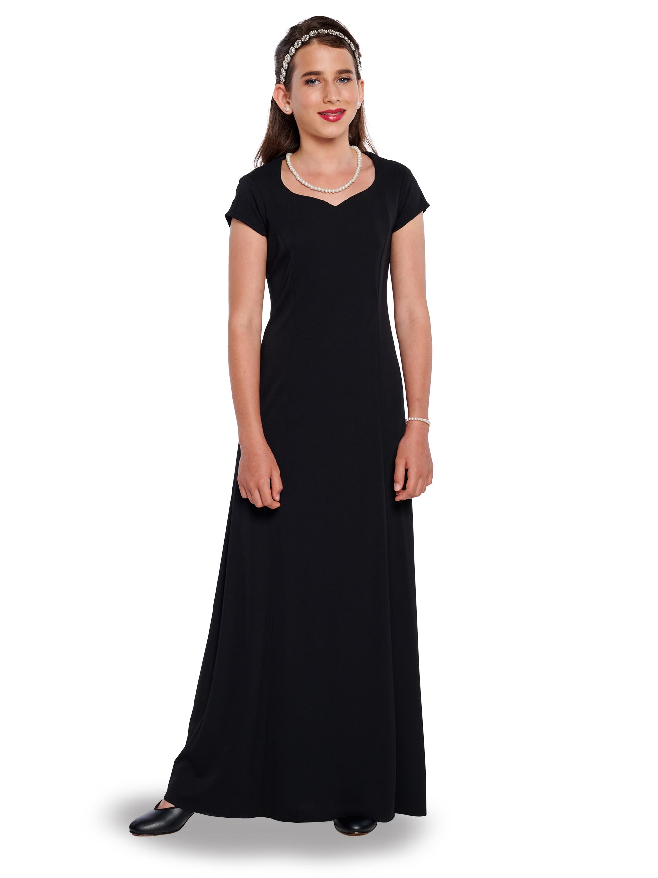 Long sleeve black concert dress outlet