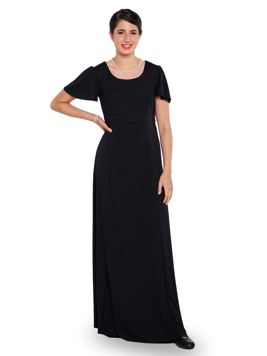 Amazon.co.jp: Yorkfine Long Dress, Concert Dress, With