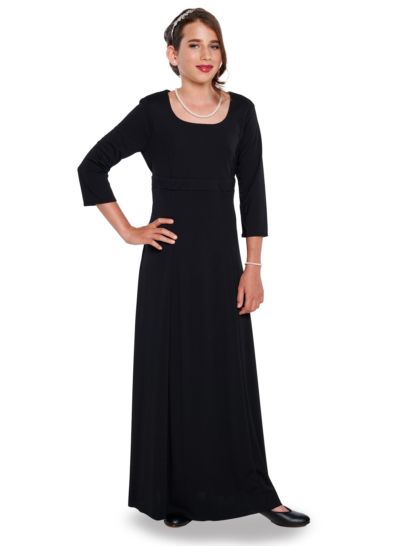 Natalie 3/4 Sleeve Concert Dress-Youth | Concert Dresses | Cousin's Concert Attire Natalie 3/4 Sleeve Concert Dress-Youth | Concert Dresses | Cousin's Concert Attire