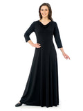 CATHERINE (Style #133) - Cowl Neck, 3/4 Sleeve Dress