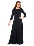 SAMANTHA (Style #144) - High Neck, 3/4 Sleeve Gown