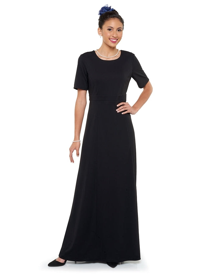 black tie dress women Lady Black Tie - Sami Gown - Black - Floral Lace Fitted Dress