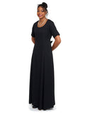 ZARA (Style #155) - Scoop Neck Short Sleeve Dress