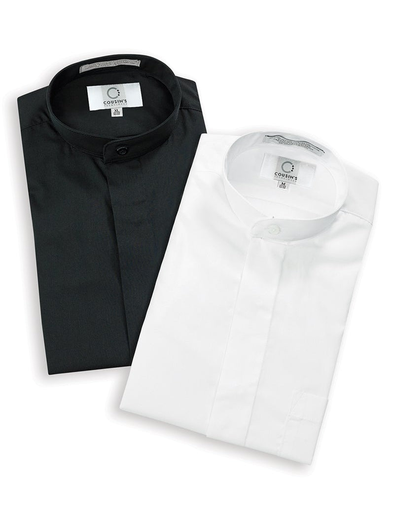 2073Boys - Mandarin Collar Non-Pleated Shirt - Boys