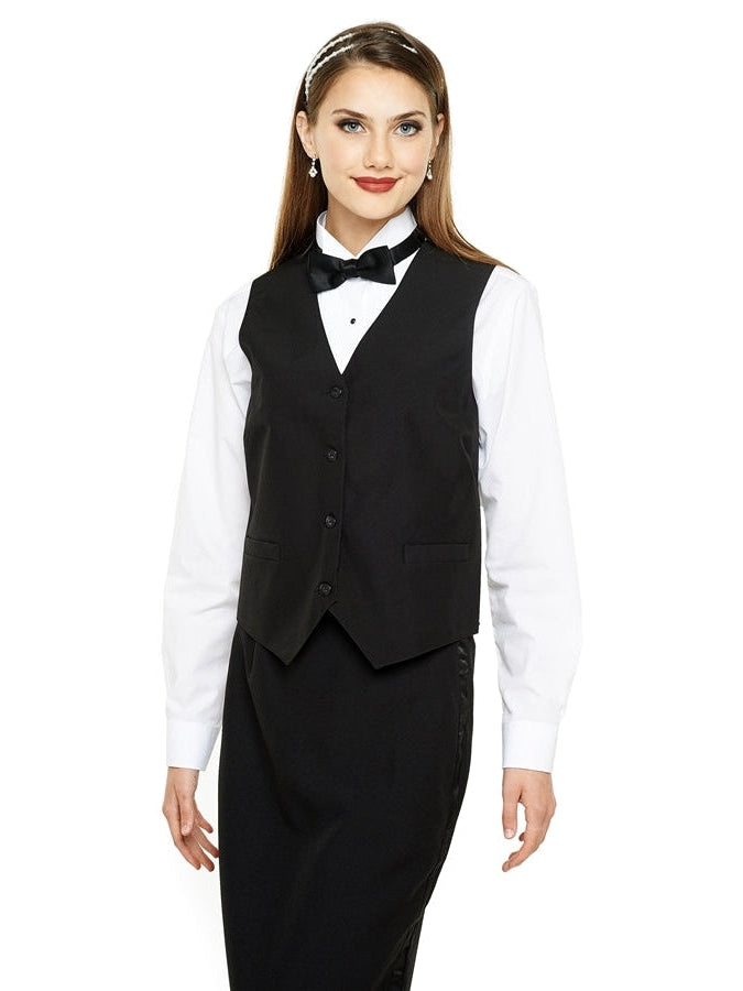 TYLER (7223V) - Classic Full Back Vest - Ladies - Black / XS TYLER (7223V) - Classic Full Back Vest - Ladies - Black / XS
