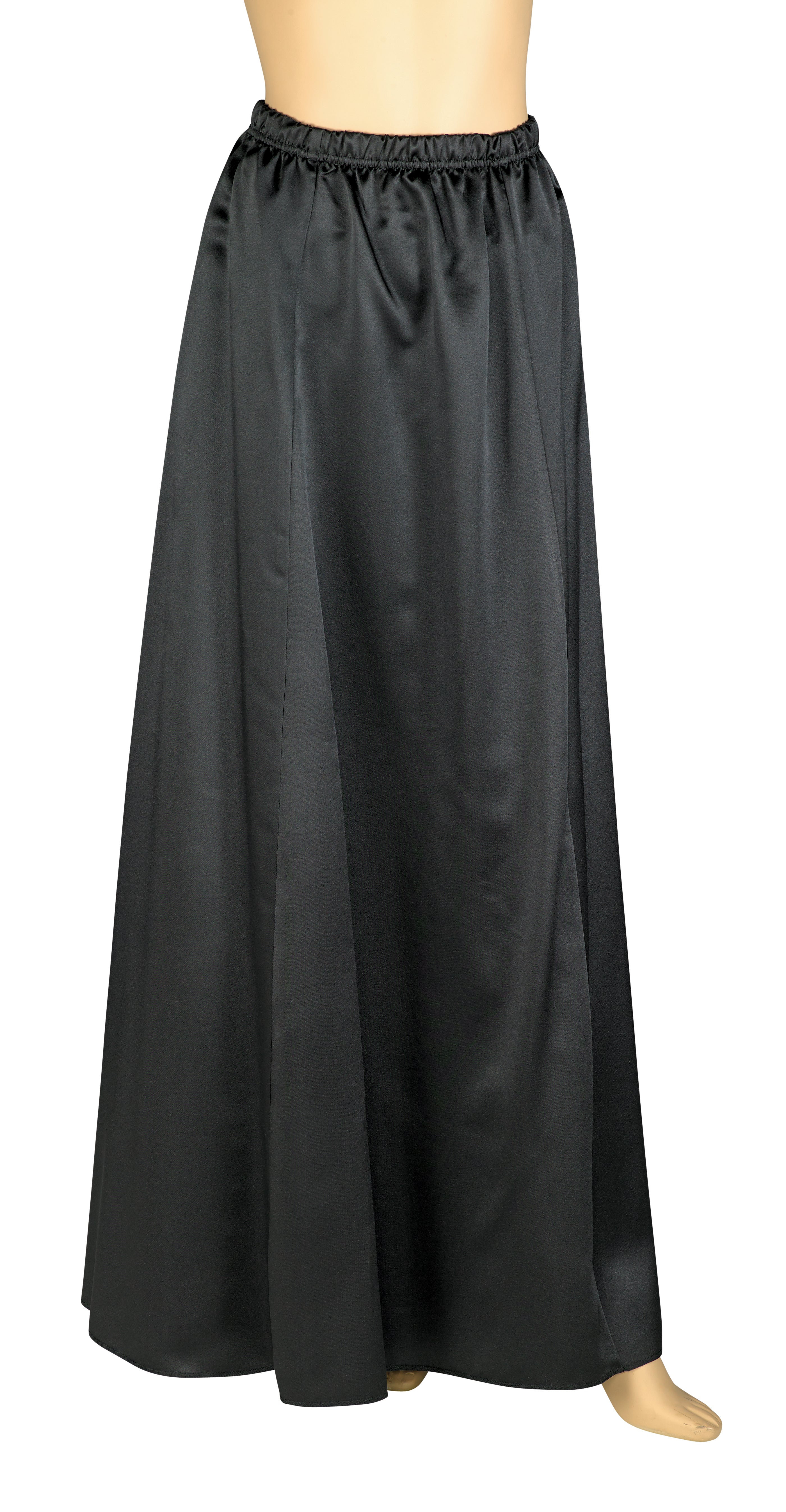 Black satin on sale skirt 5xl