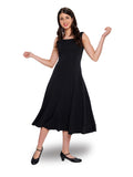 HANNAH (Style #400) - Scoop Neck Sleeveless Swing Dress