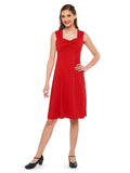 VIVIAN (Style #411) - Sweetheart Neck Shirred Strap Show Choir Dress